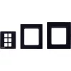 Kramer Electronics RC-206/RC-306 EU Panel Set 80/86 (B) – svart ram- och frontpanelsset för EU-version av RC-206/RC-306 30-00020599