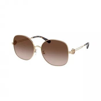 Tory Burch TY6112-334613 damensolglasögon butterfly dark havana brun gradient 56/16/140 mm