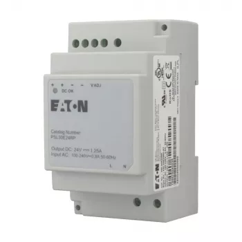 Eaton PSL30E24RP enfas nätaggregat 30W 24V DC DIN-skena EP-401403