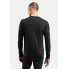 Odlo Merino 200 BL Top Crew Neck LS underställströja - svart - XXL