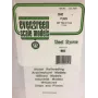 Evergreen polystyrenskiva 300 mm x 150 mm x 1,00 mm, 2-pack, vit 9040