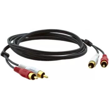 Kramer C-2RAM/2RAM-1 RCA-kontakt till RCA-kontakt koaxial ljudkabel 0,3m svart 95-0202001