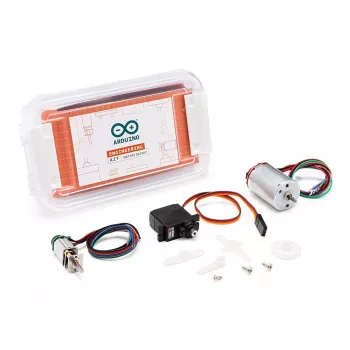 Arduino AKX00033 motor för Engineering Kit R2 - 12V borstad DC-motor, 6000 varv/min, D-axel