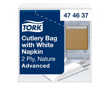 TORK 100 bestickfodral brun 6,0 x 19,5 cm (474637)