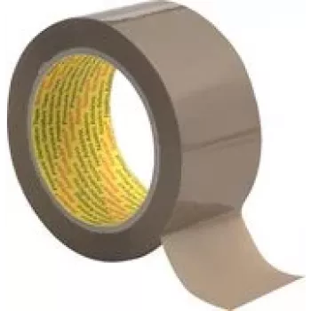 Scotch packtejp 3739 brun 50 mm x 66 m, 0,056 mm, högpresterande tejp, ljudlös avrullning, akryllim 3739B506