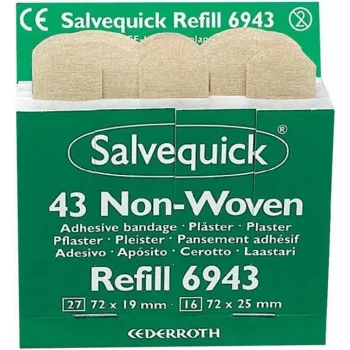 SÖHNGEN Salvequick non-woven plåsterremsor, 43 st, hudfärgade, hypoallergena, latexfria 1009943