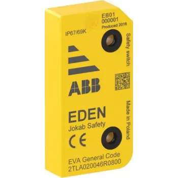 ABB beröringsfri säkerhetsbrytare EVA General Code, RFID, 2 x OSSD, M12 8-polig, IP67/IP69K 2TLA020046R0800