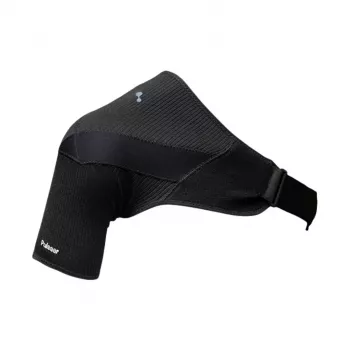 Pulsaar Active justerbar axelstöd med bambukol och germanium, svart, XL