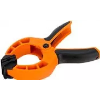 Bahco 420SC-50 fjäderklämma med 50 mm spännvidd, roterbara spännbackar, PVC-belagda handtag