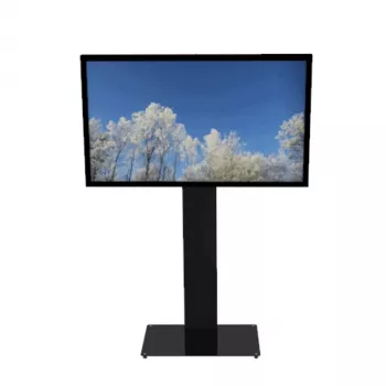 HI-ND MOUNTS HI-ND golvstativ glas universell 49–65 inch LCD-display golvstativ – svart (RAL 9005) FS0000-5001-02
