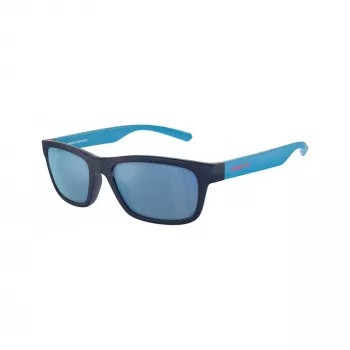 Arnette AN4340-275422 unisex rektangulära solglasögon, mattsvart båge, mörkgrå glas, 53mm