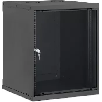 Intellinet 19 inch nätverksväggskåp, Basic Line, 12U, 560 mm djup, svart RAL 9005 716758