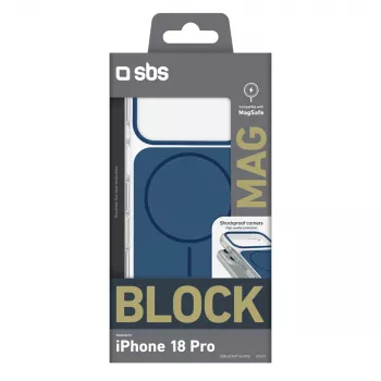 SBS Block skal för iPhone 18 Pro MagSafe-kompatibelt – blå