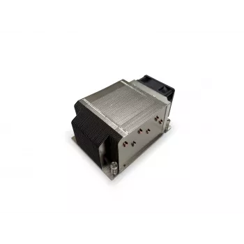Dynatron W21 2U CPU-kylare för Socket 5964, aktiv/passiv omkopplingsbar, svart