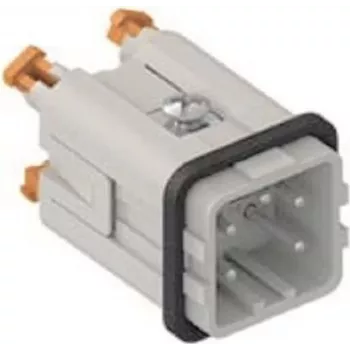 ILME CKSHM04 SQUICH stiftinsats 4P+PE 10A 400V silverkontakter storlek 21.21