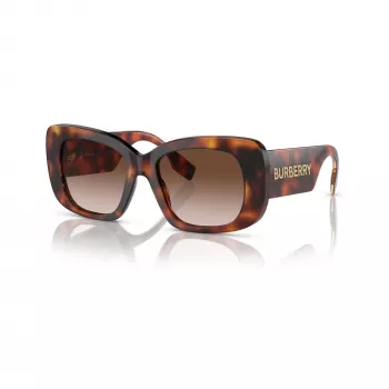 Burberry BE4410-331613 dam cat-eye-solglasögon, havanna/brun gradient, 52/18/140 mm