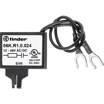 Finder RC-avstörningsmodul 06K.R1.0.024 för 24V AC/DC reläspolar