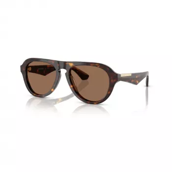 Burberry BE4437U300273 herrsolglasögon, fyrkantig, havanna/mörkbrun, 55-18-145