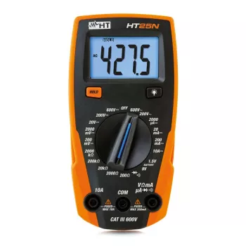 HT Instruments HT25N digitalmultimeter CAT III 600 V, 2000 counts 1010170