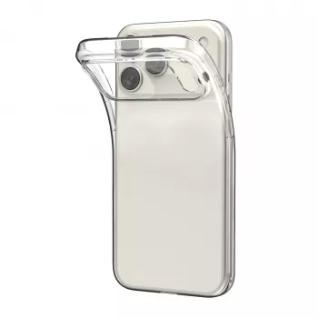 PURO Cover Apple iPhone 17 Pro Max Transparent TPU Ultra-Slim 0.3 Nude