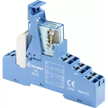 Finder 48.P8.7.024.4050 gränssnittsrelä 24 V DC 2 CO 10 A