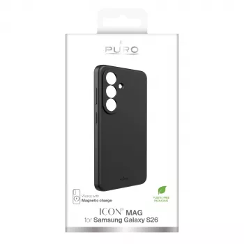 SBS Mobile Icon Mag skal för Samsung Galaxy S26 – svart PUSGS26ICONMAGBLK
