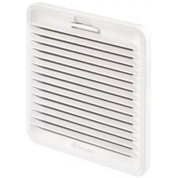 Finder 7F.02.0.000.5000 utloppsfilter för kapslingsfläktar i serie 7F.20, G3, IP54, ljusgrå