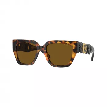 Versace VE4409-511983 dam cat-eye solglasögon, havannabåge, mörkgrå gradientglas, 54 mm