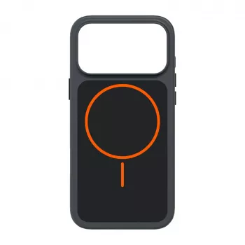 SBS D3O Core skal för iPhone 18 Pro / 17 Pro, MagSafe-kompatibelt, svart-orange