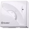 Finder 1T010 ytmonterad rumstermostat, 7 till 30 °C, vit