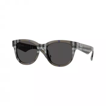 Burberry BE4432U414787 dam solglasögon, rektangulära, Dark Havana/Dark Grey, 54/19/140 mm