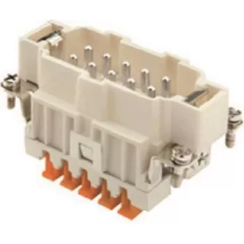ILME CSHM10 stiftinsats 10P+PE silver SQUICH 16A 500V storlek 57.27
