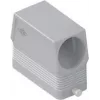 ILME MFO16L40 högprofilerat kabelhölje, storlek 77.27, sidointag M40, 2 spakar, gjuten aluminium, grå