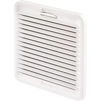Finder 7F.02.0.000.2000.0 frånluftsfilter, 155 x 155 x 22,6 mm, G3, IP54, ljusgrå