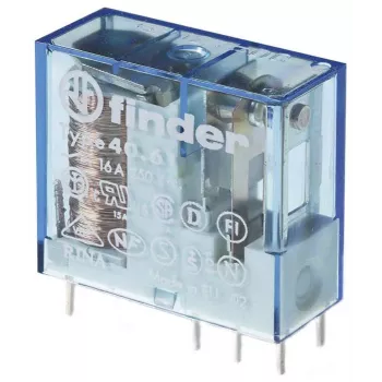 Finder 40.61.9.024.1300 miniatyr-PCB-relä 24V DC 16A 1NO