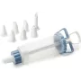 IBILI 104629 spritspås-set för bakverk, 18 cm, 6 rostfria munstycken, vit