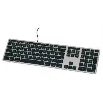 Matias kabelanslutet USB-C-tangentbord för Mac – Space Gray – U.S. version FK316CB
