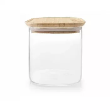 IBILI 800 ml rektangulär lufttät livsmedelsbehållare med lock, BPA-fri, transparent