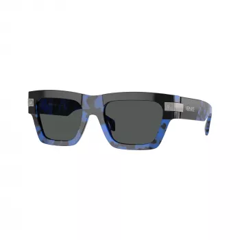 Versace VE4464-545887 Women's Cat-Eye Sunglasses, Black/Grey, 55mm