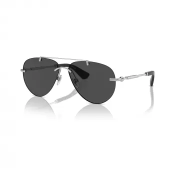 Burberry BE31511316876 dam pilotglasögon, gyllene båge, bruna gradientglas, 60mm