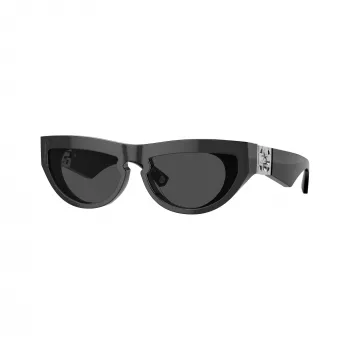 Burberry BE4422U dam cat-eye solglasögon Dark Havana/grå 58/16/130 mm BE4422U411287