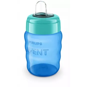 Philips AVENT Easy Sip träningsmugg, 9M+, 260 ml, silikontut, blå