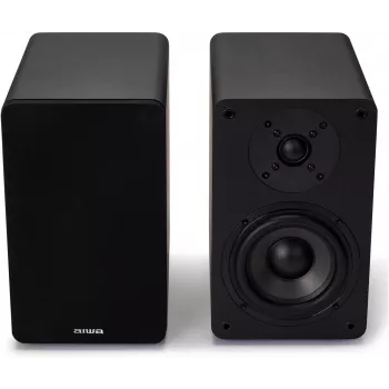 AIWA Hi-Fi 2.0 aktiv stativhögtalare 2x70W RMS, svart