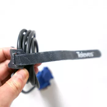 Televes KBL kardborreband för kabel, 10-pack, svart, 15 mm x 250 mm 200102
