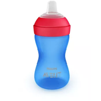 Philips Avent My Grippy träningsmugg med mjuk tut 300ml, 9M+, blå