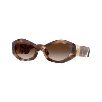 Versace VE4466U herrsolglasögon, kvadratiska, acetat, svart ram, gråa glas, 54mm VE4466U54613B