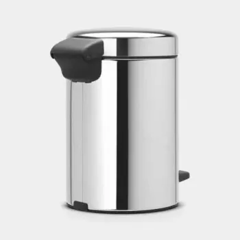 Brabantia NewIcon 5L pedalspann Brilliant Steel