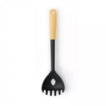 Brabantia spaghettiserversked, vaniljgul, nylon, värmetålig, diskmaskinssäker