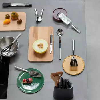 Brabantia glasskopa i matt stål