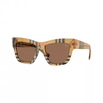 Burberry BE4449F414673 damsolglasögon cat-eye mörk havanna brun gradient 53 mm